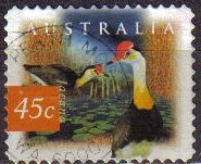 AUSTRALIA 1997 Scott 1529 Sello Fauna Animales Aves, Pájaros Jacana Usado Michel 1641 